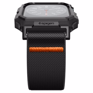 Spigen Lite Fit Pro dėklas laikrodžiui Apple Watch 4/5/6/7/8/9/SE (44/45 mm) - matinis juodas