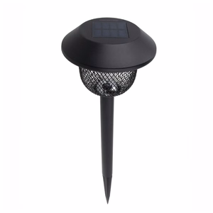 Forever Light Solar LED Lempa Steel Post SUNARI FLS-30 juodas