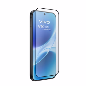 Crong 3D Armour Glass Lite per visą paviršių klijuojamas grūdintas apsauginis ekrano stiklas, skirtas Vivo V70 5G
