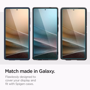 Spigen Glas.tR EZ Fit grūdinto stiklo apsauga Samsung Galaxy S25 Ultra (2 vnt.)