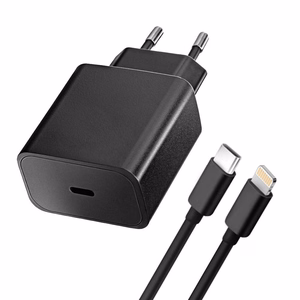 Įkroviklis Blue Star (TFB-TC-20W) + "USB-C (Type-C) to Lightning Cable" (1xUSB-C 20W) juodas