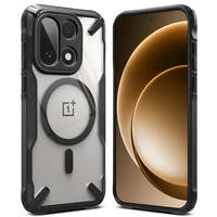 Ringke Fusion X Magnetic MagSafe deklas, skirtas OnePlus 15 - Skaidrus juodas