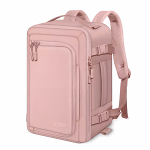 Tech-Protect Defender S50 kuprinė Ryanair ir Wizzar, 20L nešiojamam kompiuteriui - rožinė