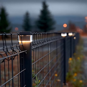 GreenBlue GB128 – 100×100 mm saulės energijos LED šviestuvas tvoros stulpui su sutemų jutikliu