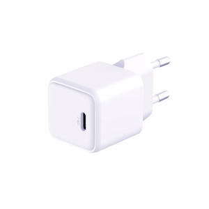 3mk Hyper Charger PD GaN 25W sieninis įkroviklis su USB-C laidu – baltas