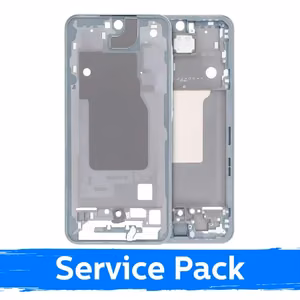 Vidurinis rėmas Samsung A556 A55 5G / Ice Blue / (Service Pack)