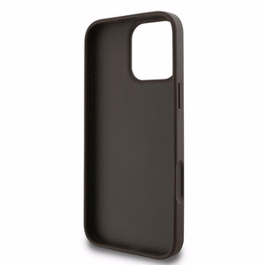 Guess 4G Big Logo dėklas telefonui iPhone 16 Pro - rudos spalvos