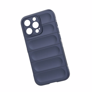 Чехол Magic Shield для iPhone 13 Pro гибкий бронированный тёмно-синий