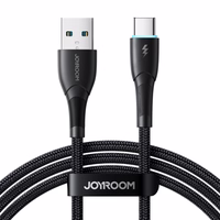 Joyroom Starry Series SA32-AC3 3A USB-A / USB-C kabelis 1 m - juodas