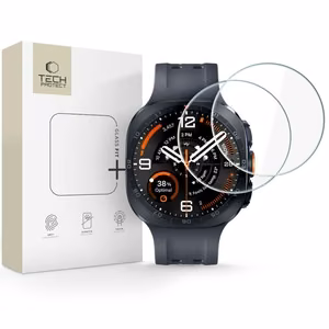 Tech-Protect Glass Fit+ grūdintas apsauginis stiklas, skirtas „Samsung Galaxy Watch Ultra 2 2026 47 mm“, 2 vnt.
