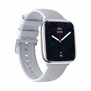 myPhone Watch Pastel – vandeniui atsparus išmanusis laikrodis su 1.75 colių AMOLED ekranu, sidabrinis ir pilkas