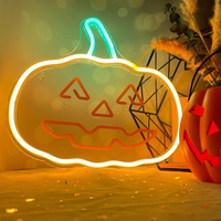 Neon PLEXI LED HAPPY PUMPKIN oranžinis žalias FPNE10 Forever Light