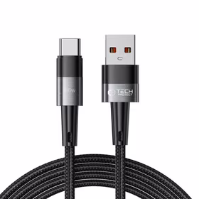 Tech-Protect UltraBoost USB-C / USB-C 66W 6A 2m kabelis - pilkas
