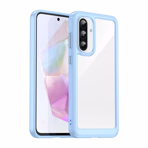 Kosmoso dėklas Samsung Galaxy A26 su lanksčiu rėmu - mėlynas