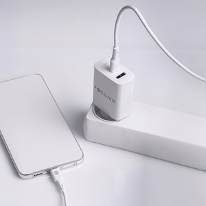 Forever TC-07-30AC PD QC įkroviklis 1x USB-C 1x USB 30W baltas + USB-C - USB-C laidas 60W