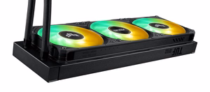 ASUS TUF Gaming LC III 360 ARGB LCD procesoriaus viskas viename skystas aušintuvas 12 cm juodas 1 vnt.