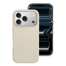 Dėklas telefonui iPhone 17 PRO Forcell F-Protect Frame Premium suderinamas su Magsafe antikinis baltas