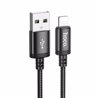 Kabelis USB A į Lightning Hoco 2,4A 2 m X89 juodas