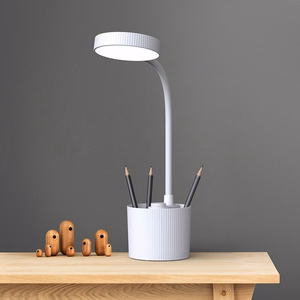Desk LED Lempa 5W with pen laikiklis PURE FLB-20 AGNES baltas Forever Light