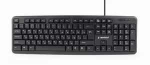 Клавиатура стандартная USB RUS чёрная KB-U-103-RU Gembird