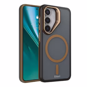 Etteri Morning Fog dėklas for Samsung Galaxy S25 rudas