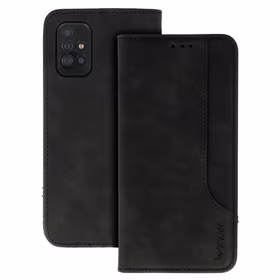 Dėklas Wonder Prime telefonui SAMSUNG GALAXY A51 juodas