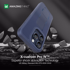 Amazing Thing Matte Pro Mag dėklas 12FT IP156.1PMPBU Iphone 15 Pro tamsiai mėlyna