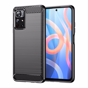 Anglies dėklas lankstus apvalkalas Xiaomi Redmi Note 11 juodas