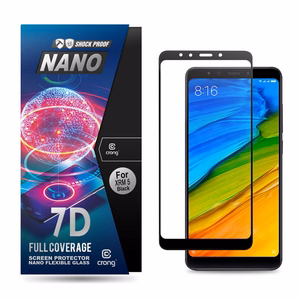Crong 7D Nano Flexible Glass 9H hibridinis ekrano stiklas, skirtas Xiaomi Redmi 5
