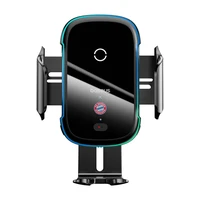 Baseus automobilinis laikiklis su 15W įkrovikliu (juodas) Bayern leidimas