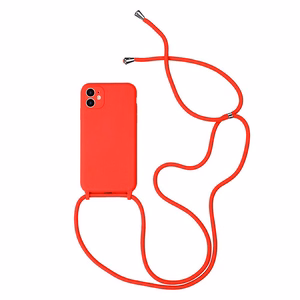 STRAP Silikon dėklas telefonui IPHONE 11 PRO (m) - raudonas (m)