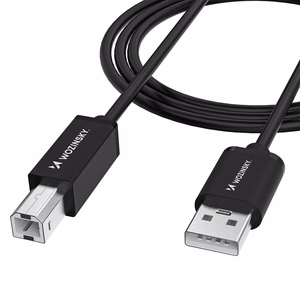 Wozinsky WKDDY4S USB-B - USB-A 480Mb/s kabelis 1m - juodas