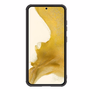 Nillkin Sintetinio pluošto S dėklas Samsung Galaxy S23+, kameros dangtelis, juodas