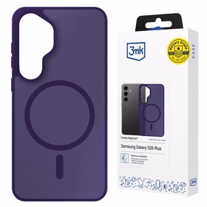 3mk Smoke MagCase dėklas Samsung Galaxy S25 - violetinis