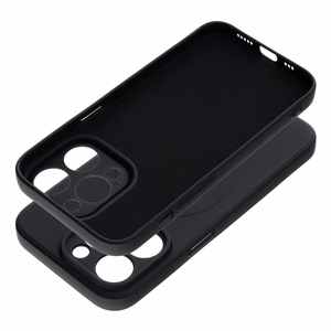 Silikoninis Magnetinis dėklas telefonui, suderinamas su MagSafe, skirtas iPhone 14 Pro, juoda