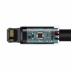 Baseus kabelis Tungsten USB - Lightning 2,0m 2,4A juodas