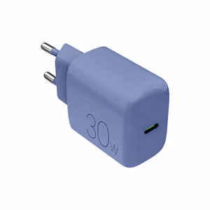 "Puro Pro Lite" 30 W USB-C sieninis įkroviklis - mėlynas