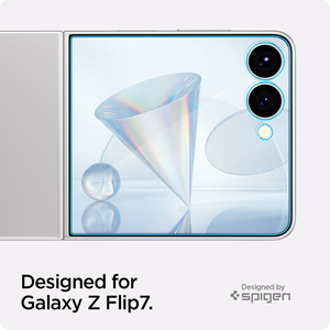 Spigen Glas.TR EZ Fit HD Grūdintas apsauginis stiklas Samsung Galaxy Z Flip 7 - skaidrus