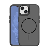 Frame Thin Mag dėklas for iPhone 14 6,1" juodas