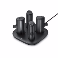 4 Veger W007CK 5000mAh išorinių baterijų rinkinys (2x Lightning + 2x USB-C) su įkrovimo stotele - juoda