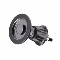 "Tech-Protect N58" magnetinis "MagSafe" automobilinis laikiklis, skirtas kabinai, priekiniam stiklui arba oro ventiliacijos angai - juodas