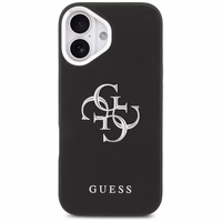 Guess Grained Big 4G Classic Logo dėklas telefonui iPhone 17 - juodas