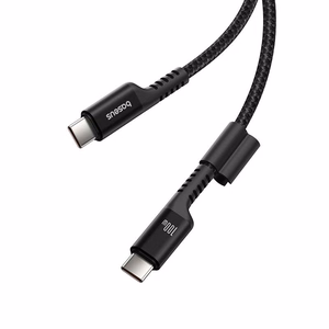 Baseus Fish-Eye USB C į USB C greitojo įkrovimo kabelis 1 m 100 W Juoda