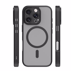 Mag Matt dėklas iPhone 16 Pro Max 6,9" juodas