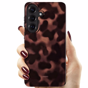 Tech-Protect Lamano MagSafe Case for Samsung Galaxy A36 / A37 5G - Black and Brown
