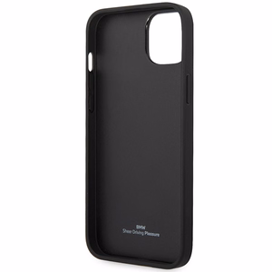 Dėklas telefonui BMW BMHCP14S22RPSR iPhone 14 6.1" bordo/bordo odos sėdynių raštas