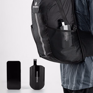 Rockbros FK-810 sulankstomų teleskopinių dviračio purvasaugių rinkinys – juodas