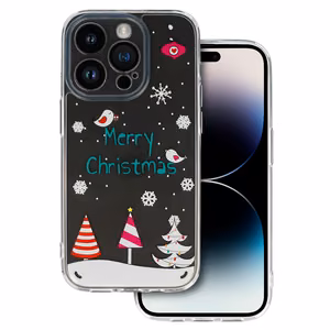 TEL PROTECT Kalėdinis dėklas telefonui Iphone 13 Pro Dizainas 4 Skaidrus