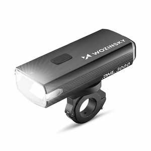 Wozinsky priekinis dviračio žibintas su USB-C laidu, 3000 lm – juodas
