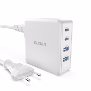 Įkroviklis Dudao A100EU Baltas 100W (2xPD / 2xQC3.0)